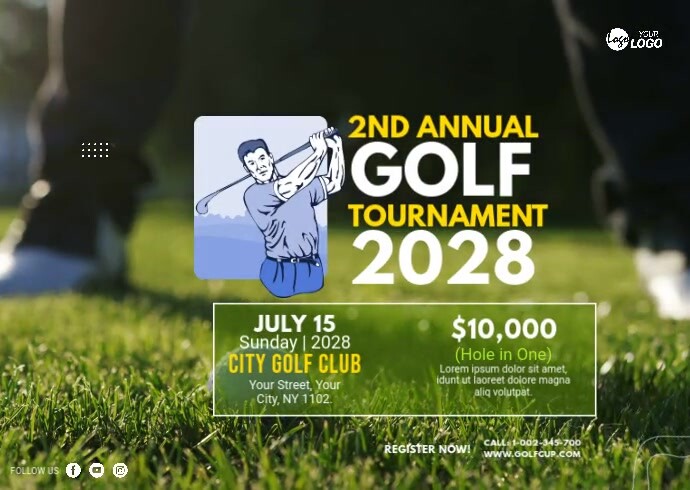 Golf Tournament Ad Template | PosterMyWall
