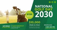Golf Tournament Ad Template Facebook Shared Image