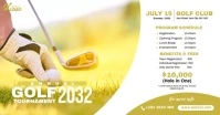 Golf Tournament Ad Template Facebook Shared Image