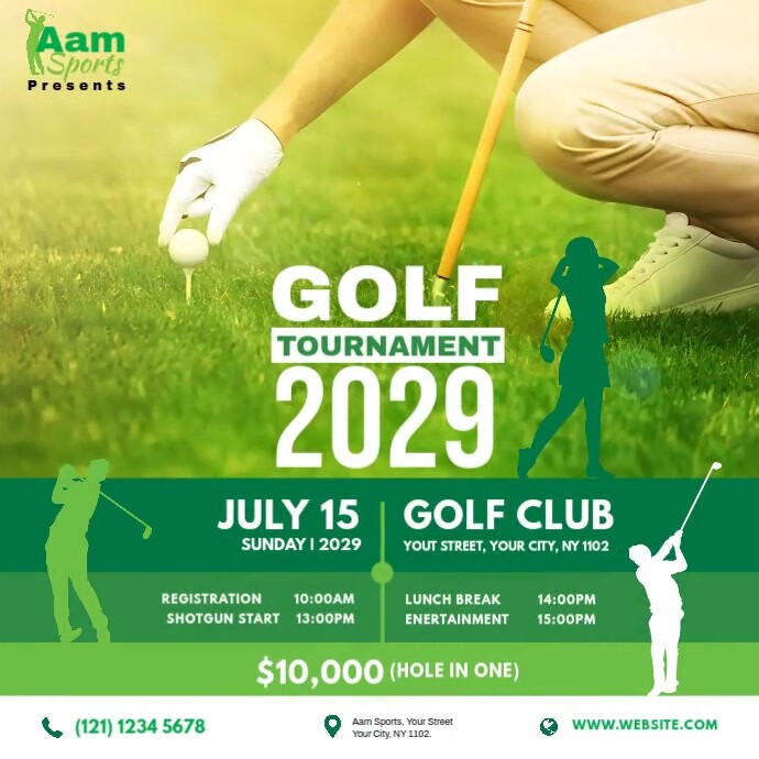 Golf Tournament Ad Template | PosterMyWall
