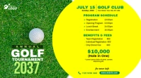 Golf Tournament  Ad Template Twitter Post