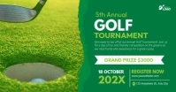 Golf Tournament Ad Template Isithombe Esabiwe ku-Facebook