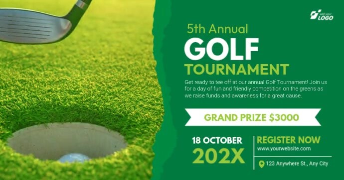 Golf Tournament Ad Template | PosterMyWall