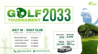 Golf Tournament Ad Template Twitter Post