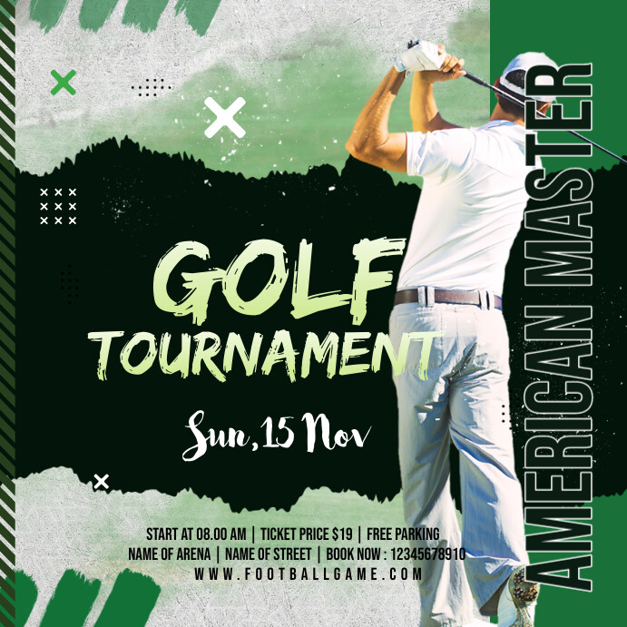 Plantilla de Golf Tournament Ads | PosterMyWall