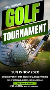 Golf Tournament Instagram Story template