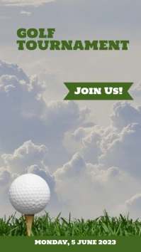 Golf Tournament Instagram Story template