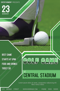 170 customizable design templates for golf postermywall