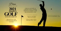 Golf Tournament Facebook Shared Image template