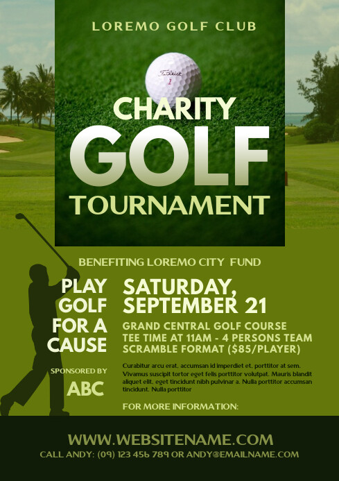 Golf Tournament Flyer Template PosterMyWall Golf Tournament Flyer Template PosterMyWall