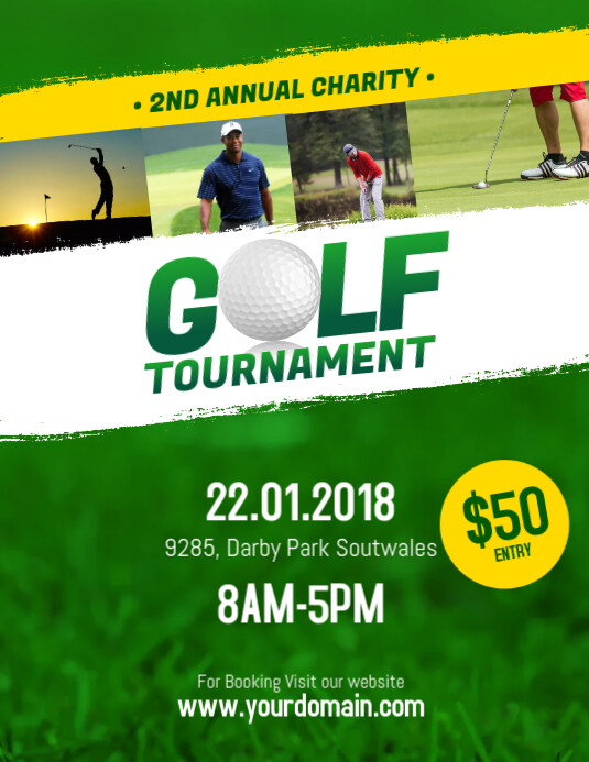 Golf Tournament Flyer Poster Template PosterMyWall