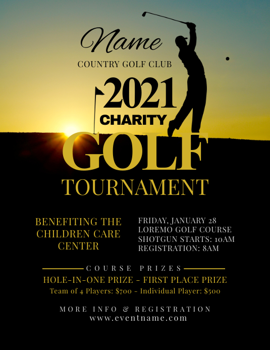Golf Tournament Flyer Template PosterMyWall