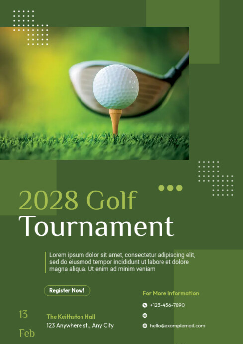 Golf Tournament Flyer Template PosterMyWall Golf Tournament Flyer Template PosterMyWall