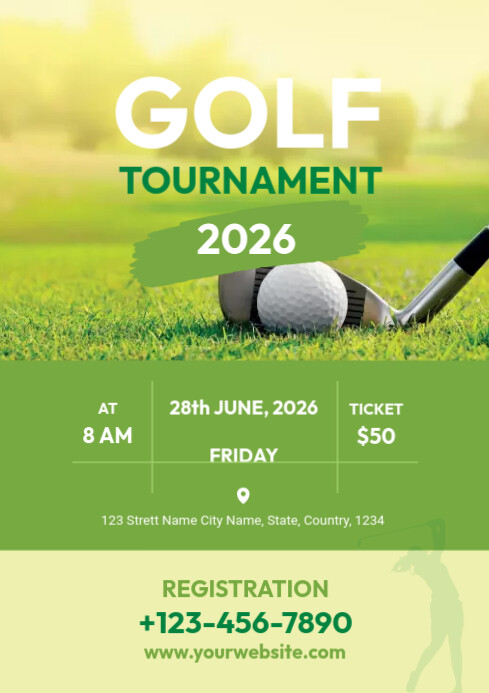 Golf Tournament Flyer Template PosterMyWall Golf Tournament Flyer Template PosterMyWall