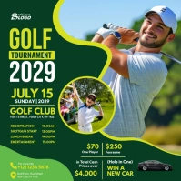 Golf Tournament  Instagram Post template
