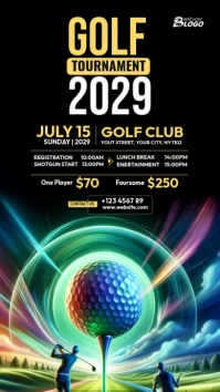 Golf Tournament  Instagram Story template