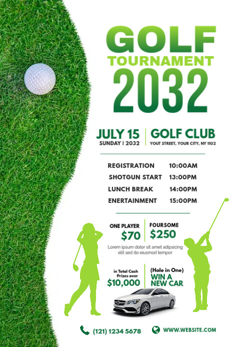 Golf Tournament Poster Template | PosterMyWall