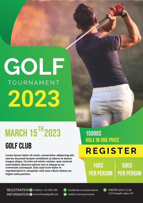GOLF TOURNAMENT TEMPLATE PosterMyWall
