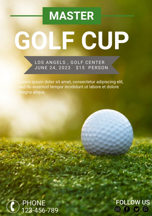 GOLF TOURNAMENT TEMPLATE PosterMyWall
