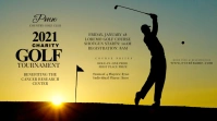 Golf Tournament Twitter Post template