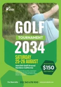 Golf Tournament Video Template A4