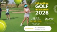 Golf Tournament YouTube Thumbnail Template