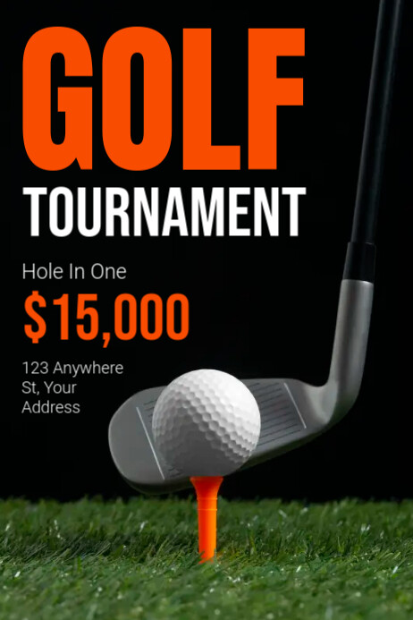 golf8 Poster template