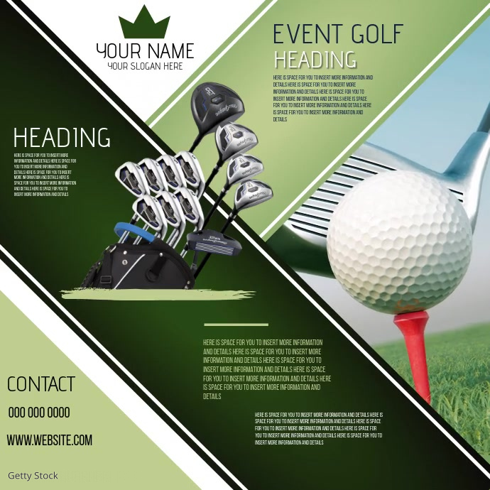 Copy of GOLFING EVENT AD DIGITAL VIDEO SOCIAL MEDIA | PosterMyWall
