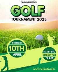Golt tournament 2025 Instagram Portrait template