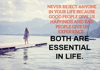 GOOD AND BAD QUOTE TEMPLATE | PosterMyWall