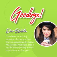 good bye Template | PosterMyWall