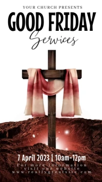 good friday,easter friday, lent session Instagram Story template