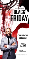 GOOD FRIDAY' Rolbanner 3' × 6' template