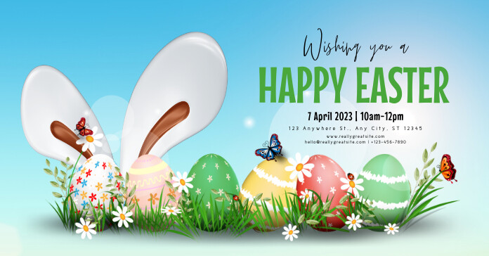 good friday, easter, event Facebook Advertensie template