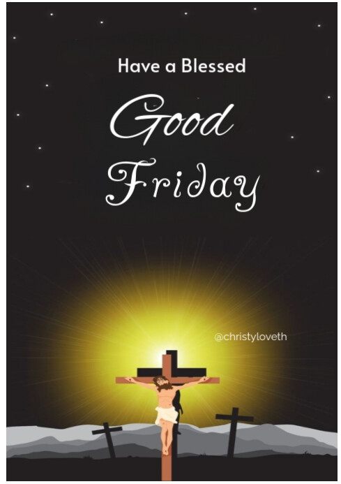 Good Friday A4 Template | PosterMyWall