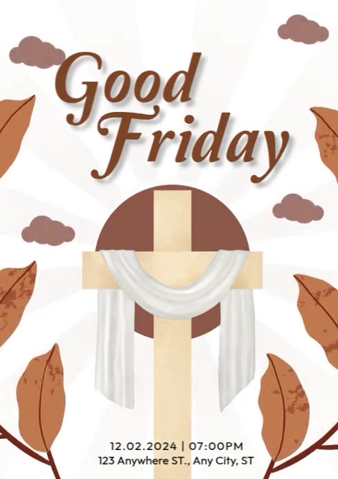 GOOD FRIDAY ADS Template | PosterMyWall