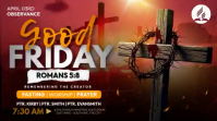 Good Friday Banner Service YouTube Thumbnail template