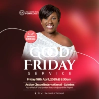 Good Friday Church Design Template Instagram Post