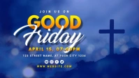good friday church flyer Blog Header template