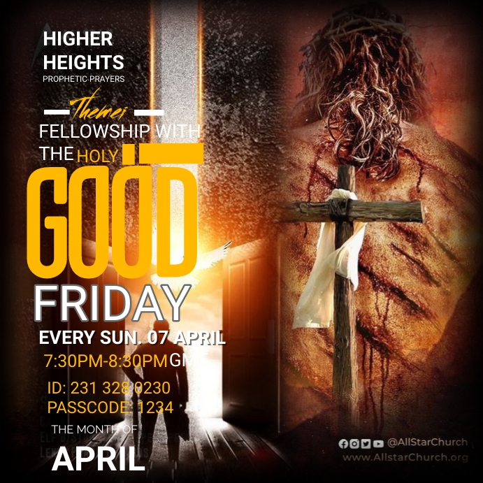Good Friday Service Programme Pillar Church Good Friday Service at Rory Barbour blog
