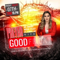 Good Friday Community Service Post Template | PosterMyWall