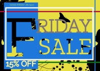 Good Friday Postcard template