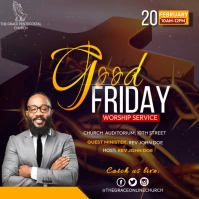 good friday Square (1:1) template