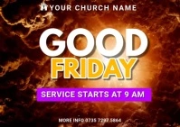 Good Friday Postal template