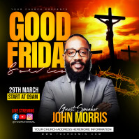 Good Friday Community Service Post Template | PosterMyWall