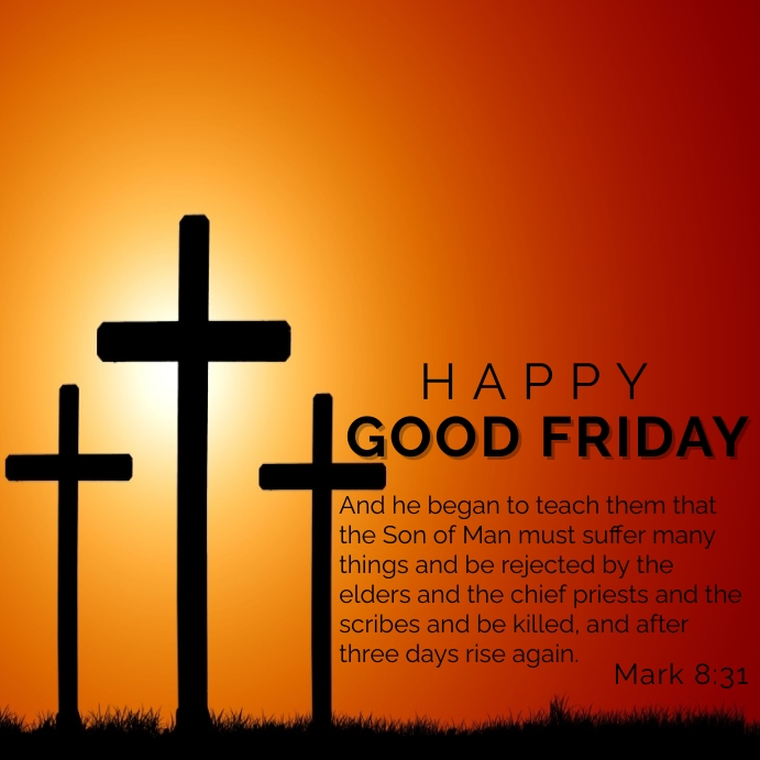 GOOD FRIDAY Template | PosterMyWall