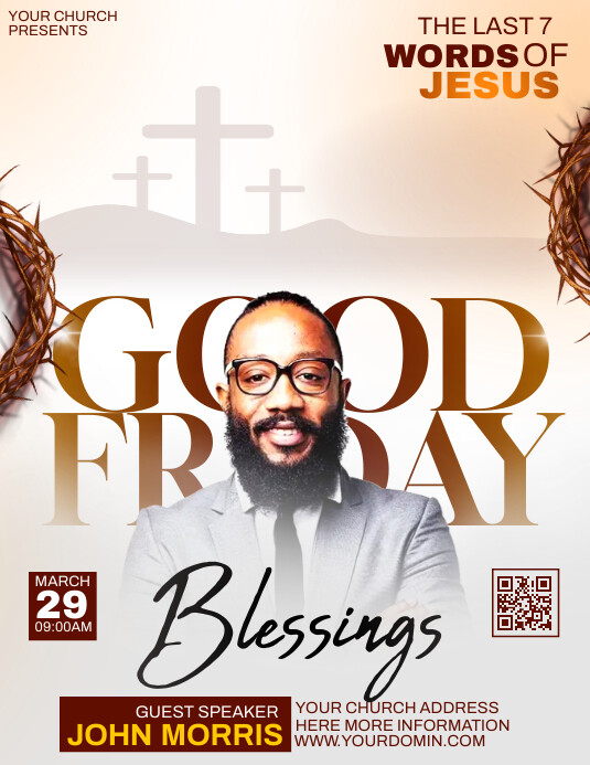 Good Friday Flyer (US Letter) template