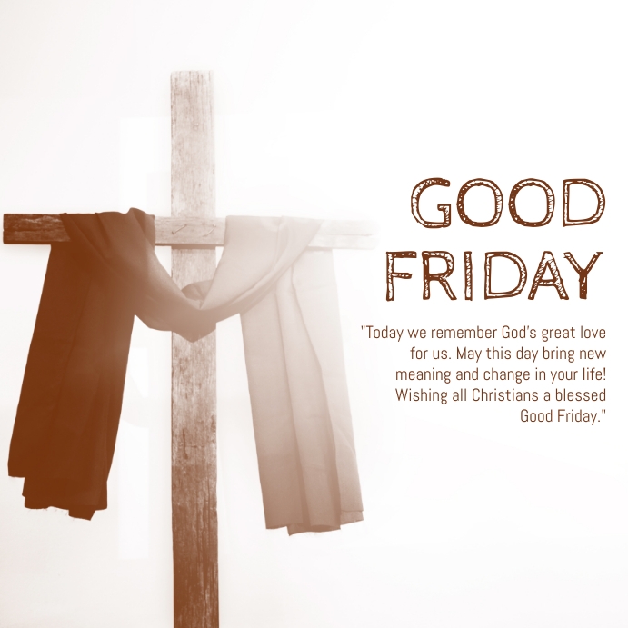 Good Friday Template PosterMyWall