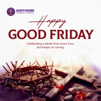 good friday Instagram Post template
