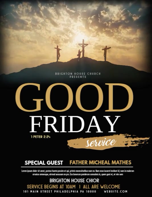 Copy Of Good Friday PosterMyWall Copy Of Good Friday PosterMyWall